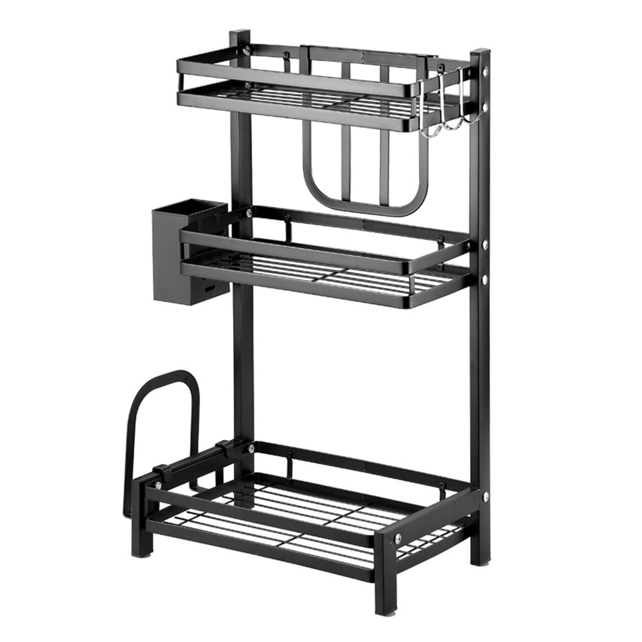 Suport condimente, otel carbon, 35,5x23x60cm - Zokura - imagine 6
